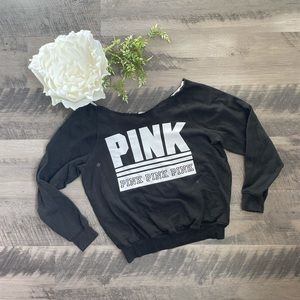 🐼Victoria’s Secret PINK Off-Shoulder Sweatshirt